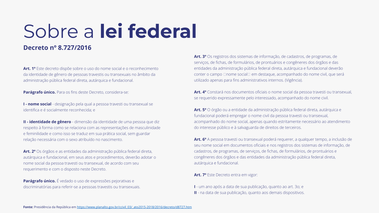 Registro visual 2 do projeto Nome social