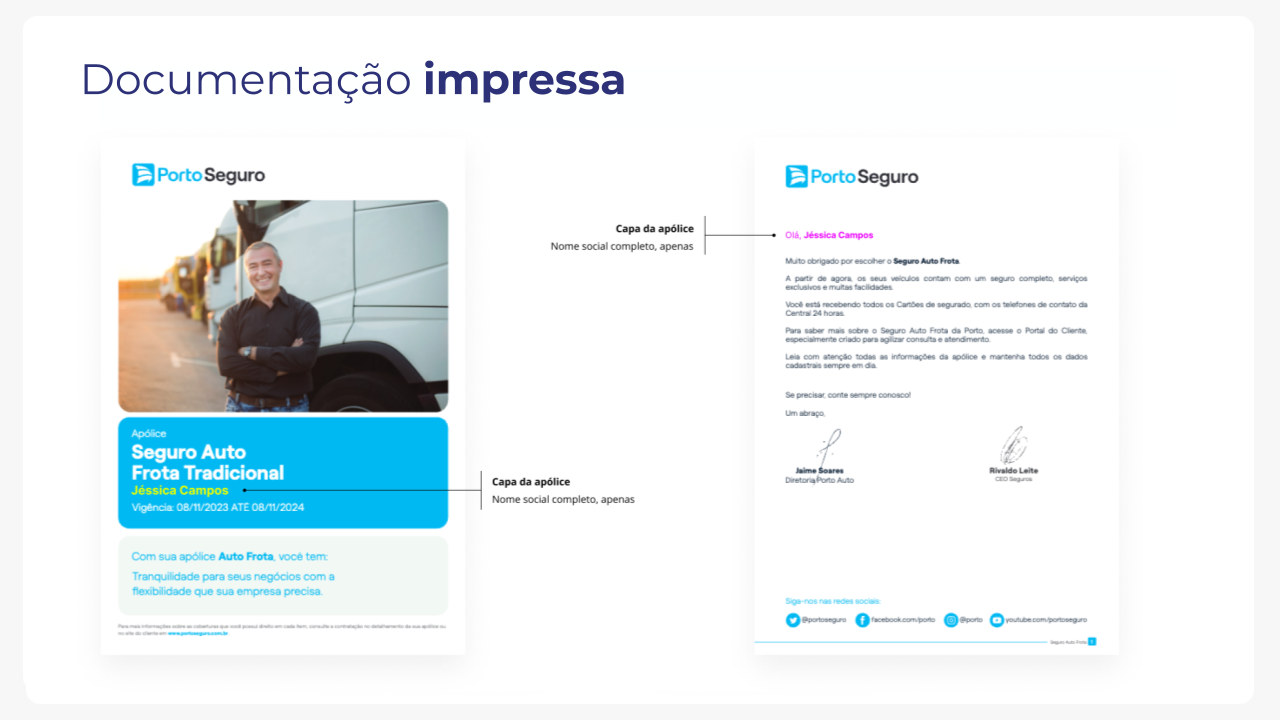 Registro visual 10 do projeto Nome social